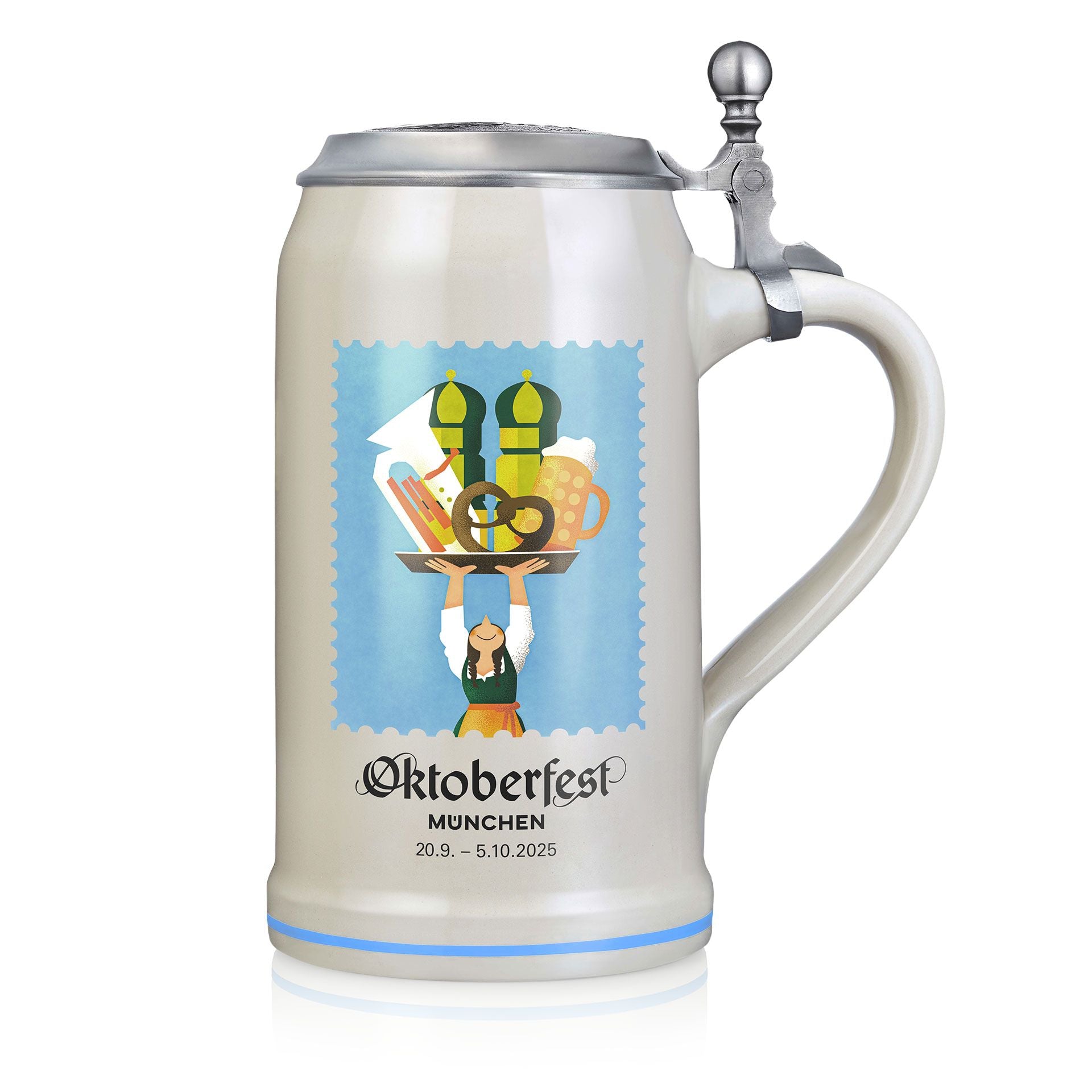 Oktoberfest™ Sammlerkrug 2025 mit Deckel